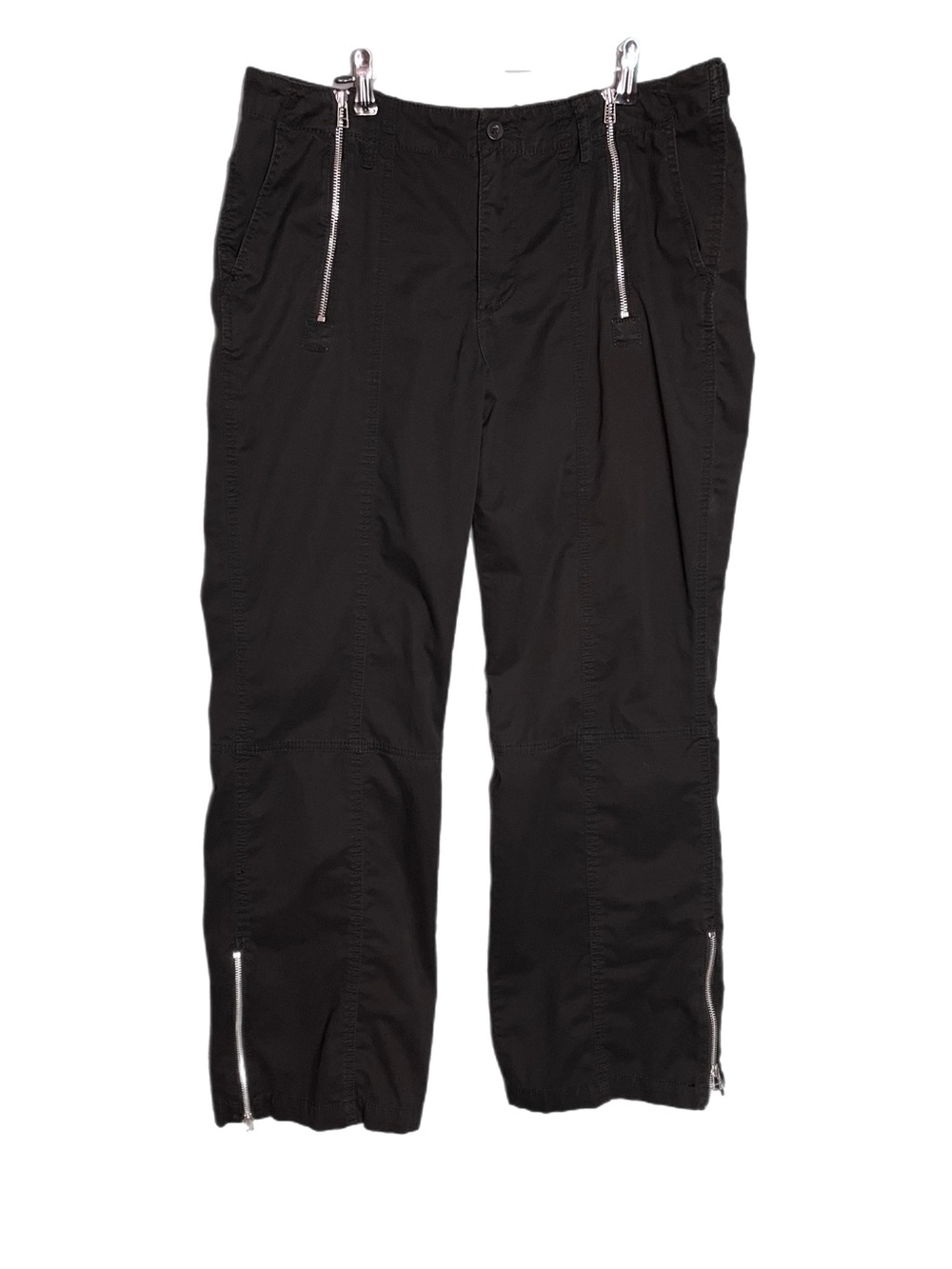 Gap Stretch Pants Zipper Accents Women’s Size Large (34X32)